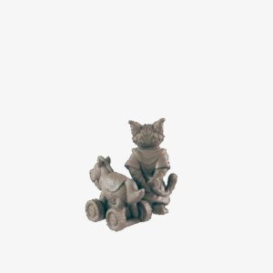 EF Catfolk Kid & Toy